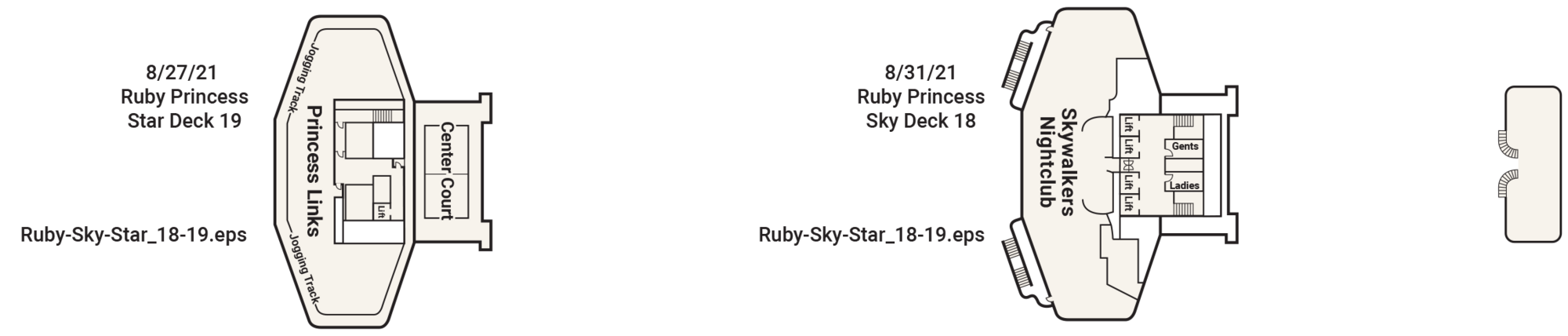 Deck 18 -19 - Star / Sky plan